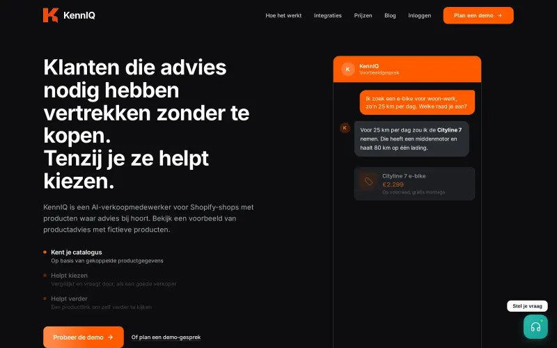 KennIQ, eigen product